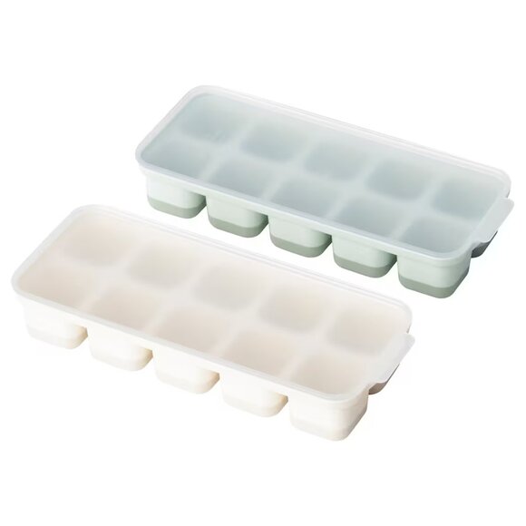 LAST CHANCE - IKEA SPJUTROCKA Ice Cube Tray with Lid - 2 Pack - Mixed Colours - Picture 1 of 13